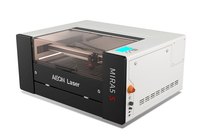 Aeon Mira5 S 丰乳镇娇妻 CO2 Desktop Laser Cutting Machine three-quarter view